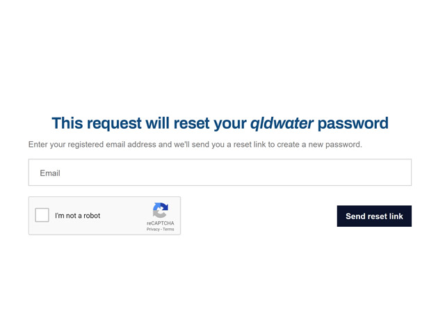 Enter your email to start request to reset your password